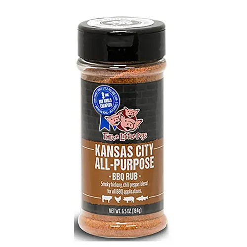 BBQ Spot OW85166 3-Little Pigs All-Purpose BBQ Rub, 16 oz