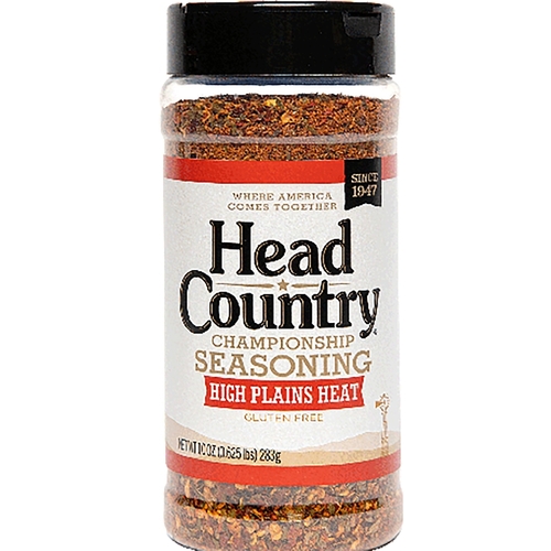 Head Country HC810 Championship Seasoning Series BBQ Seasoning, High Plains Heat Flavor, 10 oz
