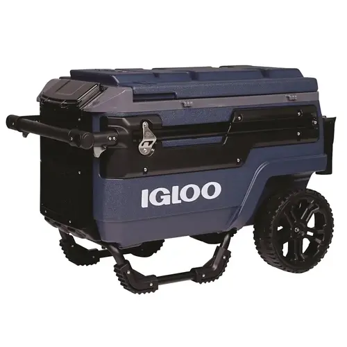 Igloo 34127 000 Trailmate Journey Cooler, 70 qt Cooler, Black/Blue