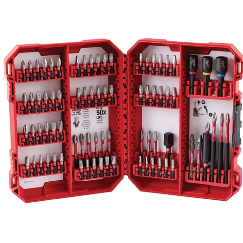 SHOCKWAVE Impact Duty Series Driver Bit Set, 80-Piece, All-Purpose, Alloy Steel