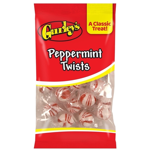 Gurley's 743792 Candy, Hard, Peppermint Twist Flavor, 4 oz