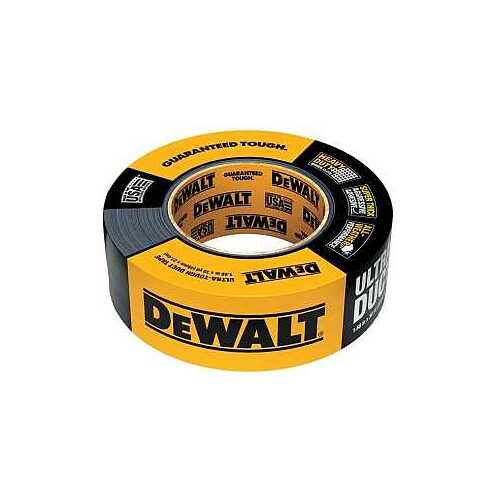 DEWALT 99233 Duct Tape, 30 yd L, 1.88 in W, Black