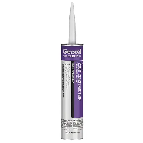 2300 Series Construction Tripolymer Sealant, Gray, 10.3 fl-oz Cartridge - pack of 24