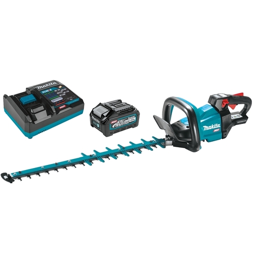 XGT Series Hedge Trimmer Kit, Battery Included, 4 Ah, 40 V, Lithium-Ion, 3/8 in Cutting Capacity Teal