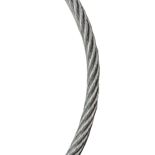 Aircraft Cable, 5/16 in Dia, 500 ft L, Galvanized