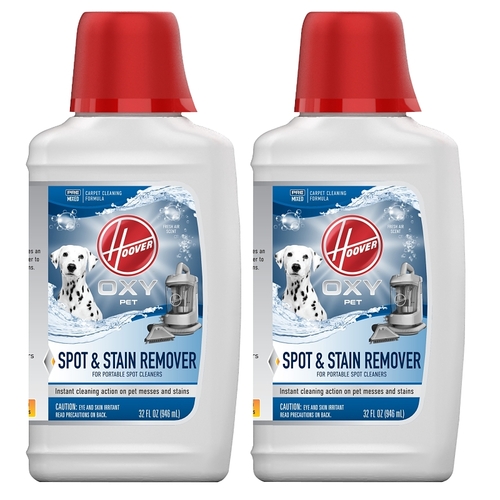 HOOVER AH31701 Spot and Stain Remover, 32 oz, Liquid, Fresh Linen, Clear/Light Yellow