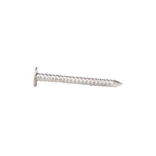 Roofing Nail, 1-1/4 in L, 10 ga Gauge, 316 Stainless Steel