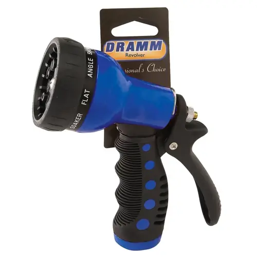 Heavy-Duty Metal 9-Pattern Nozzle, Blue