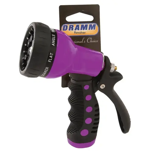 Heavy-Duty Metal 9-Pattern Nozzle, Berry