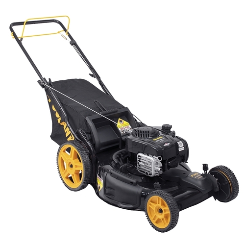 Lawn Mower, 150 cc Engine Displacement, Gasoline, 22 in W Cutting, 1-Blade, Pull Start