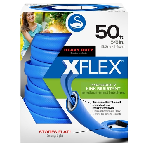 Xflex Heavy-Duty Hose, 5/8 in, 50 ft L