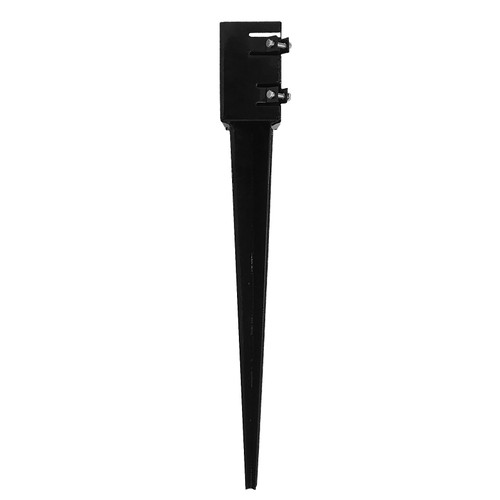 Nuvo Iron NYS30B Yard and Lawn Spike with In-Ground Post Support, 4 x 4 in Post/Joist, Steel, Powder-Coated Glossy
