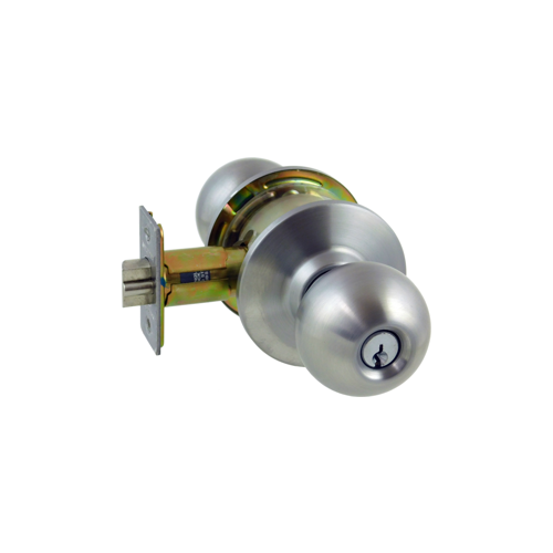 Cylindrical Lock Satin Stainless Steel