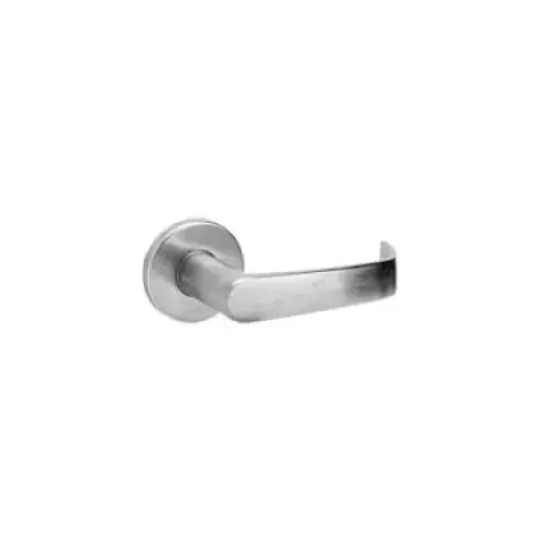 Passage Mortise Lock, Newport Lever/A Rose Trim, Satin Chrome 626