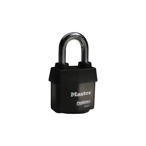 Padlock Weather Tough 1-1/8" Black