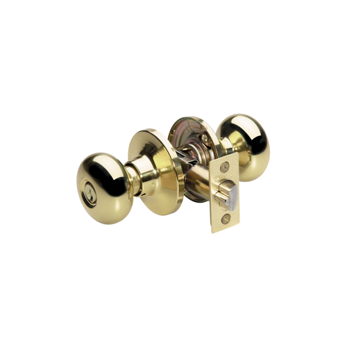 Entry Knobs Polished Brass 1-3/4" Polished Brass