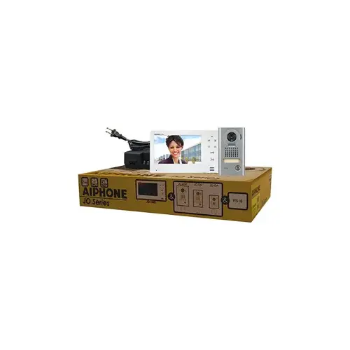 JO Series Surface Mount 1-Channel Audio and Video Intercom with 7 in. Direct View, TFT color LCD Display, White - Gray Multi-Colored