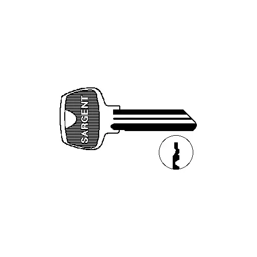 6-Pin Key Blank