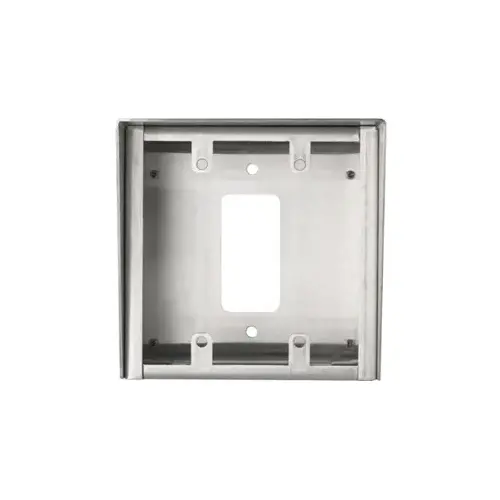 2-Gang Stainless Steel Surface Mount Box 2-Gang Stainless Steel Surface Mount Box
