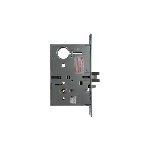 Storeroom Mortise Lock Body, Strike, & Armored Front Only, Field Reversible, No Trim, Bright Chrome 625/US26