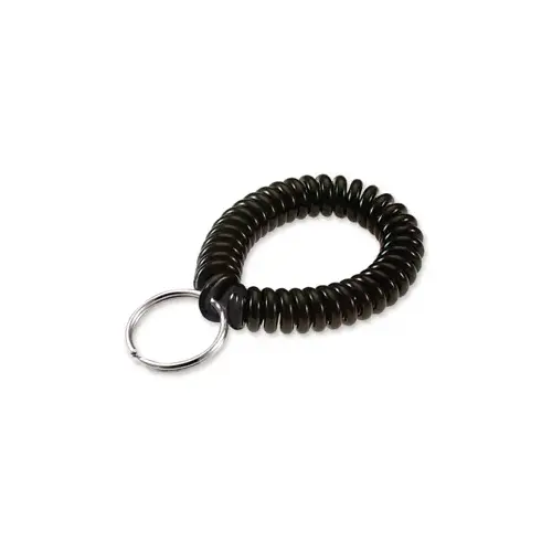 Wrist Coil Key Rings Black