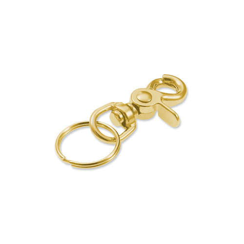 LUCKY LINE 44001 Trigger Snap Key Ring Brass