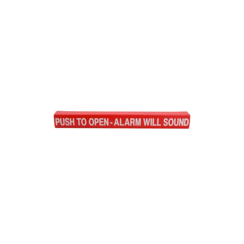 DETEX 105417-1 Pushpad Wrap, 36 Inch, Red, English