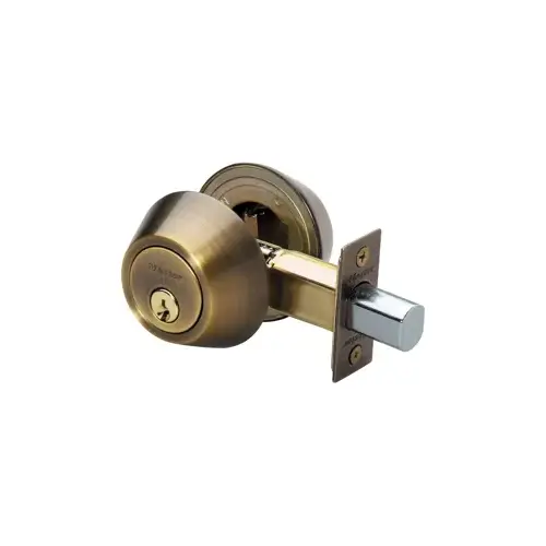 G3 Double Cylinder Deadbolt US5 VIS Pack KW1 Antique Brass