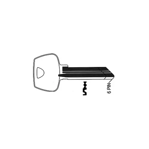 6-Pin Key Blank