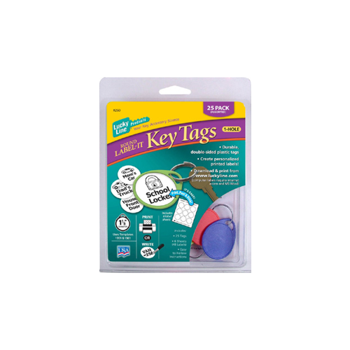 Key Tags White