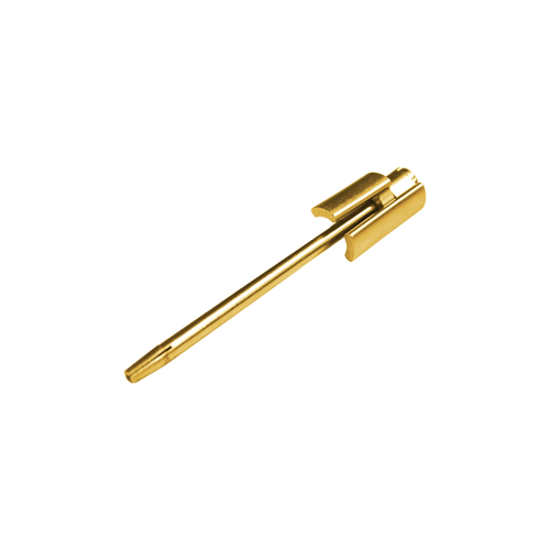 HINGE PIN DOOR STOP - POLISHED BRASS