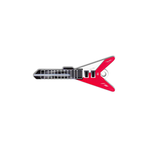 SC1 Pink V Guitar Key