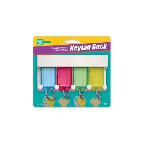 Key Tag Rack White