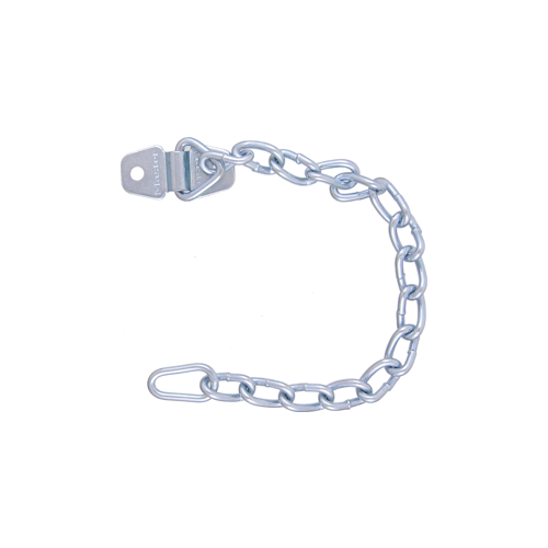 Master Lock Company 71CH 9" Long Heavy Duty Zinc Plated Steel Chain, Chain Holder Attached, Fits Master Lock Shackles and Shackle Collars 9in (22.9cm) Long Zinc Plated Steel Chain with Holder