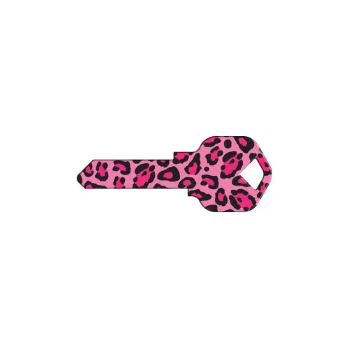 Happy Keys Pink Leopard Print