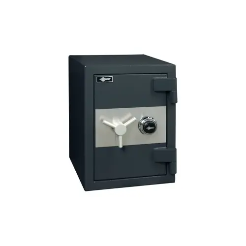 Burglary & 2 Hour Fire Composite Safe, Charcoal Gray Textured Finish, Combination Dial, 480lb