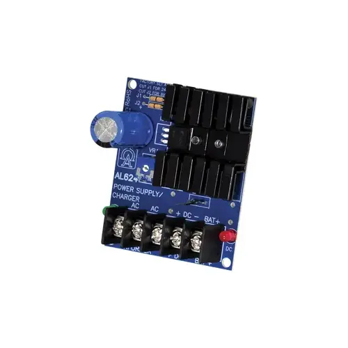 Altronix AL624 Linear Power Supply Board, Input 16VAC to 24VAC, 20VA to 40VA, Single Selectable Output, 6/12VDC at 1.2A or 24VDC at 0.75A