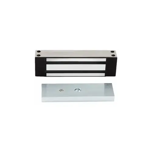 Locknetics WMG1200 1200 Pound Weatherproof Maglock Satin Stainless Steel Finish