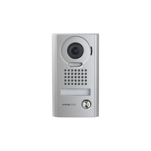 Aiphone JP-DV JP Series Surface Mount 1-Channel Color Video Door Station Intercom with Weather Resistant, Aluminum