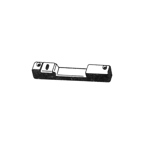 Double Door Strike, Surface Mount on Inactive Leaf, 628/US28 Satin Aluminum