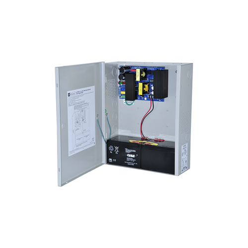 Power Supply/Charger, Input 115VAC 60Hz at 4.2A, Single Output, 24VDC at 8A or 10A, Grey Enclosure