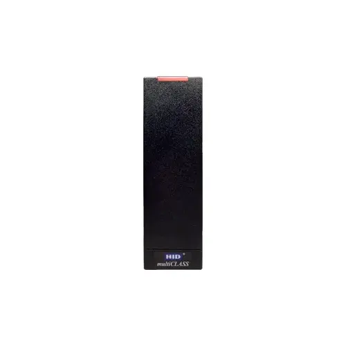 Mullion Mount, I Class SE Reader R15, High Security, OSDP, Pigtail, Revision E, 5-16 VDC, IP55, UL, FCC, Black
