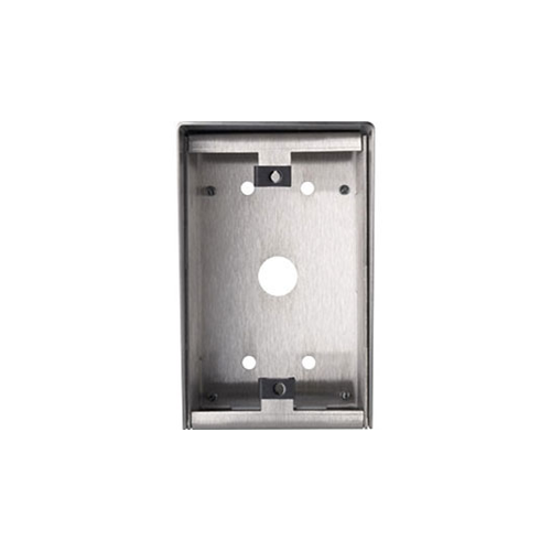 Aiphone SBX-1G Mounting Box, for Use with LE-SS-1G and NE-SS-1G Stations, Surface Wall Mount, Stainless Steel Finish