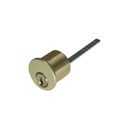 Rim Cylinder 1-1/8" 5-Pin WEI Bright Brass