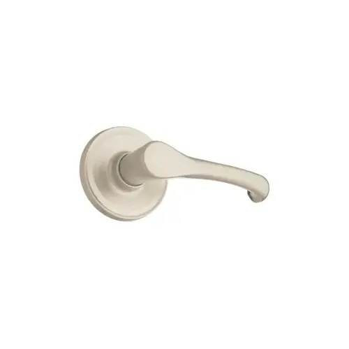 Weiser Lock GLA101A156LR1 Passage, Aspen Lever, Non-Keyed, Medium Duty, Cylindrical Lock, 6-Way Adjustable Latch, Radius Corner Strike, UL, ADA, Grade 2, US15/619 Satin Nickel
