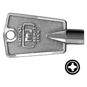 Compx National D8590 Freezer Key, Cross Type