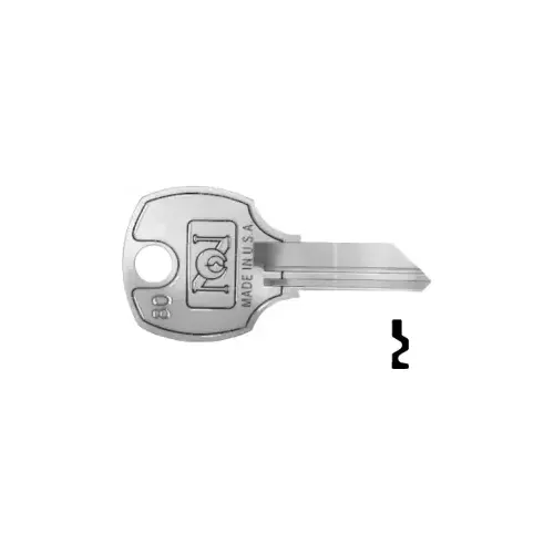 National Original Key Blanks N1069B RO13 Brass