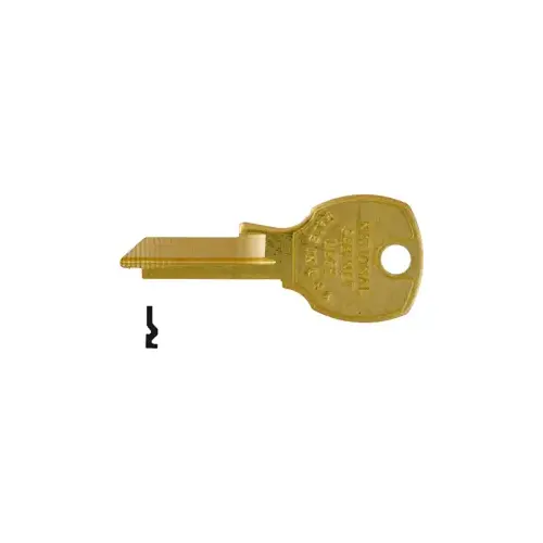 Compx Security D4300 J Key for 1000PS-1999PS/3000PS Brass