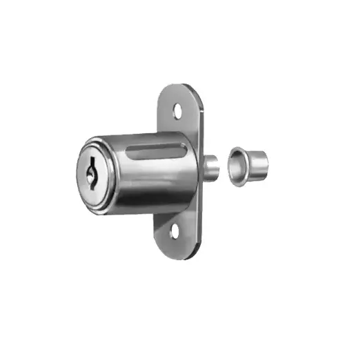 Disc Sliding Door Lock 1" Chrome