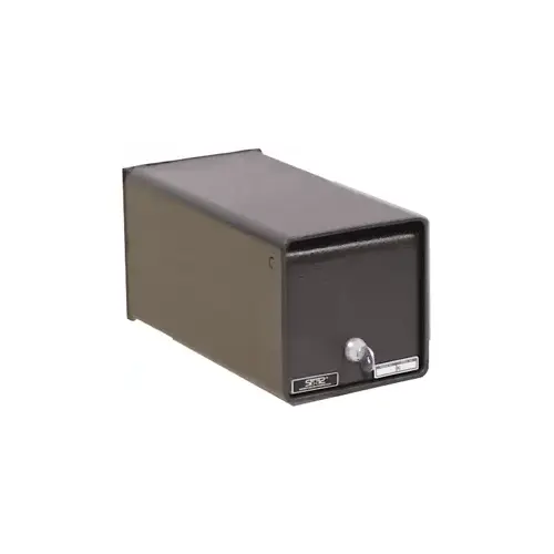 Undercounter Safe, Medeco Keylock, 16lb Black